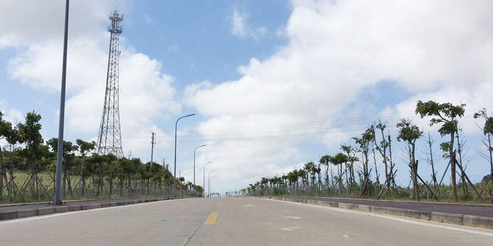 文昌市月亮灣北部海濱路白土村連接線道路市政工程A線